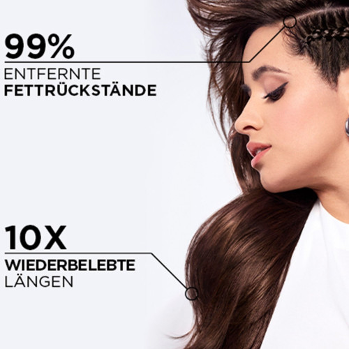 Шампунь для волосся з жирним корінням і недостатнім зволоженням по довжині L'Oreal Paris Elvital  Hydra Hyaluronic Pure 300 мл